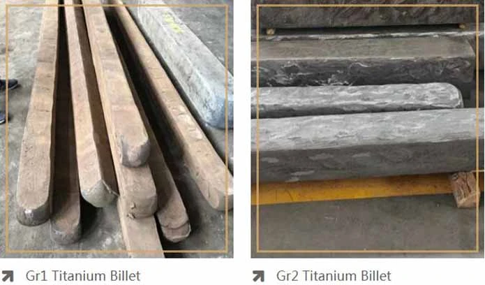 Pièces forgées en titane et billettes de titane GR1 Utilisations dans l'impression 3D